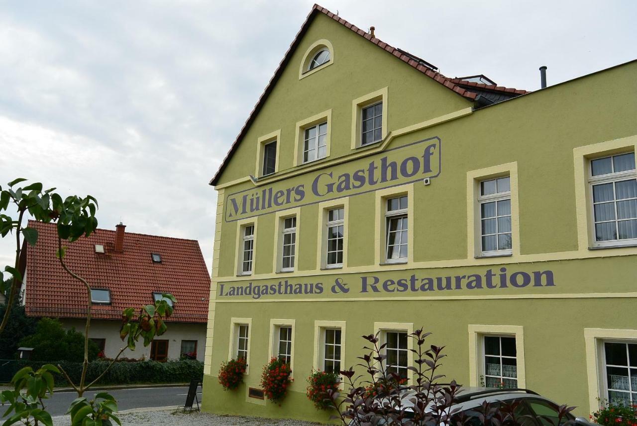 Landgasthaus Muellers Gasthof Radeberg Exterior foto