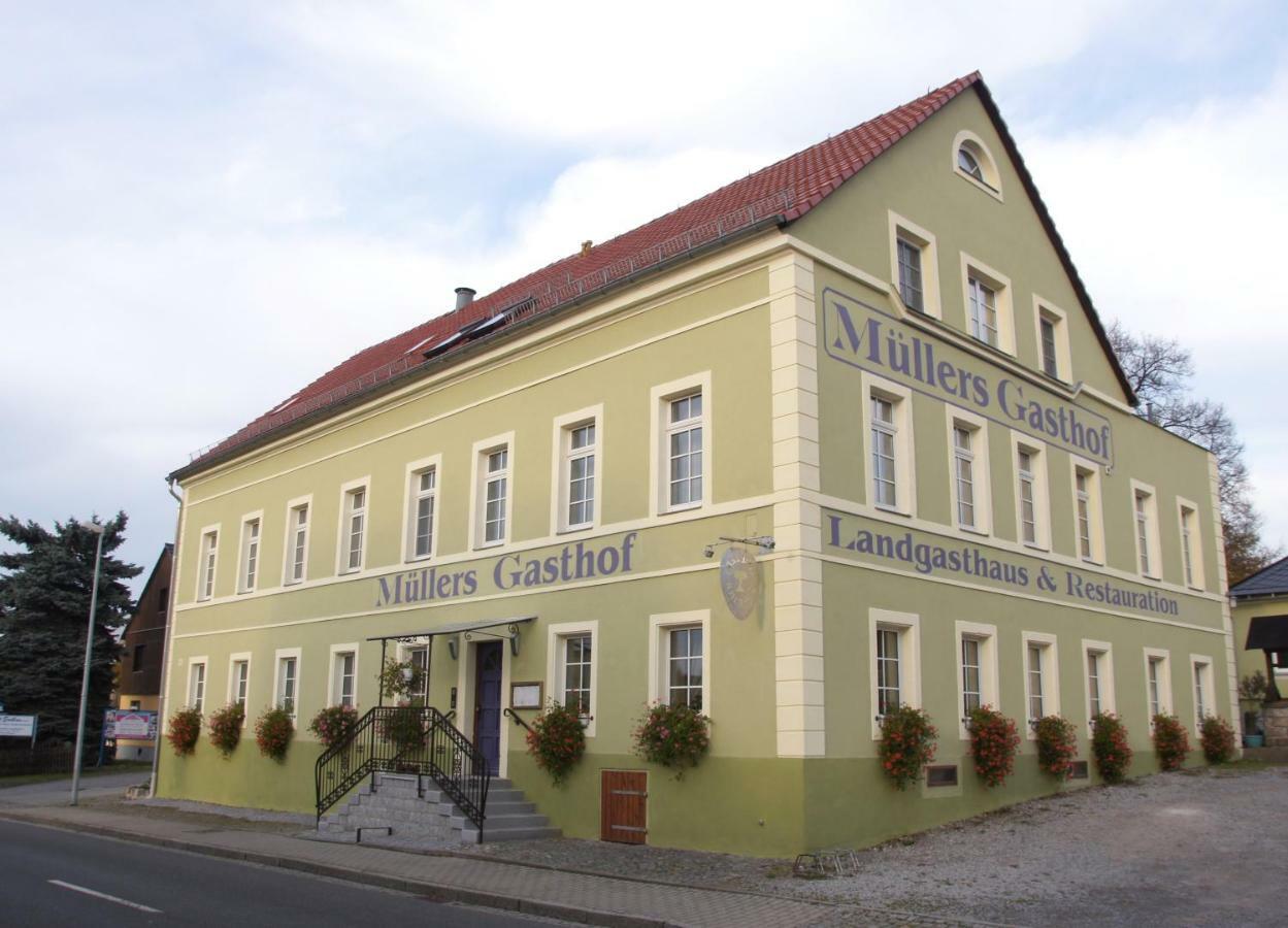 Landgasthaus Muellers Gasthof Radeberg Exterior foto